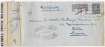 Registered Barranquilla to Basel/Switzerland, censor 1919