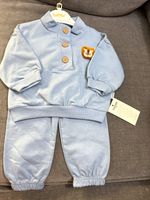 Tufitta Boys 2-3 Years 2pc Blue Knit Sweatshirt & Trousers Set Lion