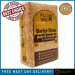 PILLOW WAD BARLEY STRAW 2KG QUALITY DRIED ANIMAL PET NATURAL BEDDING FEED FOOD