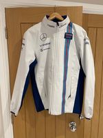 Mercedes Williams Martini Racing F1 London Hackett Jacket Medium used white blue