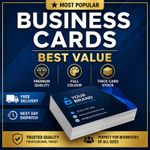 Business Cards Printing UK | Personalised 350gsm 400gsm | Single & Double