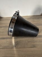 6 inch rubber cone / nozzle c/w clamp for splash plate