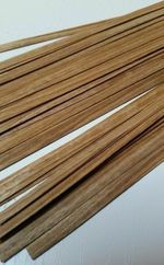 WOODEN MODEL SHIP DECKING/HULL PLANKING, SHEATHING STRIPS (6MM/3.5MM)