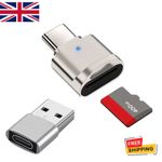 USB C to Micro SD SDXC TF Card Reader Type C Adapter USB/TF/Micro SD OTG✅UK