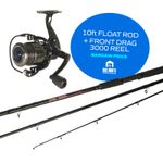 Quality 10ft Float Rod + 3000 Front Drag Reel Waggler Combo Set (Pre-Spooled)