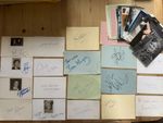 (S1) ORIGINAL GENUINE SIGNED AUTOGRAPHS ON PHOTOS & PAGES UNDEDICATED DEDICATED