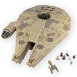Millennium Falcon Toy Ship with Figures Sound Effects Opening Playset