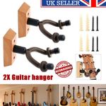 2PACK Guitar Hanger Wall Mount Stand Hook Wall Holder Rack Bracket Bass Ukulele