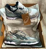 ASICS GEL-1130 Men’s Mesh Lace-Up Cushioned Trainers Grey/White EU 41.5