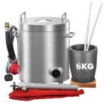 6KG Propane Melting Furnace Kit for Metal Scrap Recycle,Smelter Foundry Furnace
