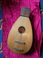 Antique German Stössel 7-String Lute – Rare Early 1900s Instrument