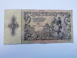 1950 Austria Osterreich 10 Ten Zehn Schilling Banknote Note - circulated