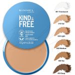 RIMMEL Kind & Free Healthy Look Natural Finish Pressed Powder 10g *CHOOSE SHADE*