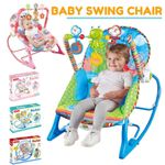 Baby Infant To Toddler Bouncer Rocker Swing Chair Soft Soothing Vibration Toys