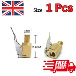 1X Tyre Valve Air Chuck Inflator Pump Connector Adapter Brass Clip on Car 8mm