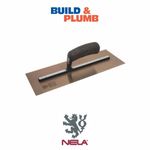 Nela Black Edition ELITE Premium Plasterers Finishing Trowel 11  18 x 5 Grip