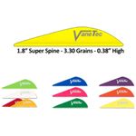 12 x Vanetec Super Spine V-Max 1.8" - Fletches/ Vanes
