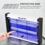 Bug Zapper Electric Insect Killer Mosquito Fly Pest Trap UV LED Indoor Lamp UK