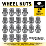 20X M14X1.5 Wheel Lug Nuts For Ford Transit Custom Mk1 2012-2023 21Mm Hex Steel