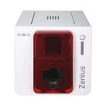 Evolis Zenius Classic. Plastic ID Card / Badge Printer Used Tested Till Power