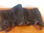 Dublin Leather Look Half Chaps Equestrian Gaiters with Zip Brown