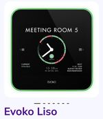 Evoko Liso Next Generation Room Manager. Part No 910.1969.900. ERM2001