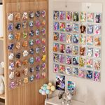 Transparent Badge Card Storage File Wall Pocket Hanging Hook Included Collection