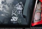 Cal Crutchlow #35 - Car Window Sticker -Moto GP MotoGP Motorbike Sign TYP5 - NEW