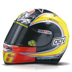 Valentino Rossi VR46 1:5 Scale Moto GP Mini Helmet Season 2005