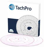 TACHPRO 125 KMH BLACK NUMBERED ANALOGUE TACHOGRAPH CHARTS
