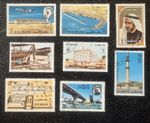 Dubai: 1970 Set of 8, used. SC#134-141. lot #12-03266