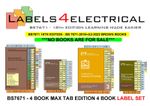 18th Edition ELECTRICAL PRECUT PAGE MARKERS TABS LABELS IET BS7671 ON SITE GUIDE