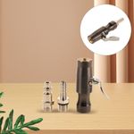 Clip on Tire Inflator Chuck with Locking Valve Stem for Car Use