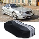 For Mercedes SL-Class R230 R231 Stretch Satin Car Cover Indoor Dust Proof w/ Bag