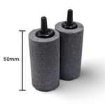 25x50mm 2" Cylinder Ceramic Air Stone for Fish Tank Pond Aquarium Diffuser
