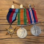 WW2 CAMPAIGN MEDALS (Original & Full Size) STAR, DEFENCE & BRIT WAR MEDAL
