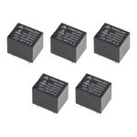 5Pcs JQC-3FF-S-Z  DC 24V Coil SPDT 5Pin PCB Electromagnetic Power Relay