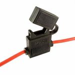 2 x In Line Standard Blade Fuse Holder Splash Proof for 12V 30A Fuses Car Bike