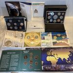 Job of Coins Set 1983/1984/1987/2007/five Pound Coin 1999-2000 Good Condition