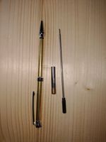 Slimline pen making kit for woodturning in Gold, Chrome and gunmetal finish