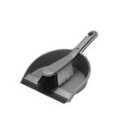 Addis Dustpan and Soft Brush Set Metallic