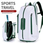 Professional Tennis Backpack Holds 2 Rackets Bag for Pickleball Badminton