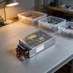 12V 4A and 24V 2A Uninterruptible DC Power Supply with Battery Charging