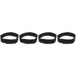 Black Wide Waist Belt for Women Stretch Elastic Durable Dress Belt with Bow Tie