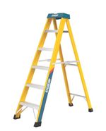 Erbauer Fibreglass 1.62m 6 Step Swingback A Frame Step Ladder 