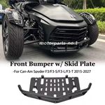 For Can-Am Spyder F3/F3-S/F3-L/F3-T New Front Bumper w/ Skid Plate Accessories