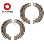 Set of 2 pairs Lambretta Li TV SX FRONT & REAR BRAKE SHOES  Makino