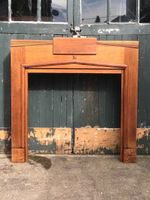 Reclaimed Art Deco Oak Fire Surround / Fireplace Mantel – beautiful wood grain