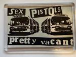 Sex Pistols, 70's Iconic Punk Band, Pretty Vacant, Fridge Magnet