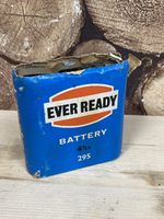 Ever Ready 295 4.5v    - Vintage Battery For Display Or Rebuild